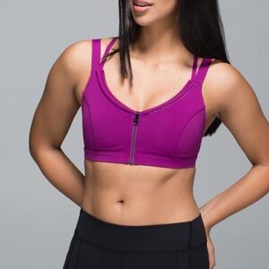 Lululemon Athletica Hot To Street Magenta Sports Bra